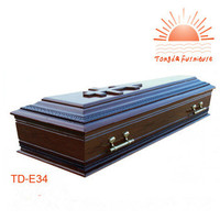 TD--E34 Funeral ataúd de madera maciza de roble ataúd para ceniza de alta calidad caliente de la venta