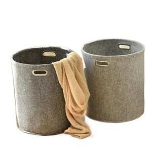 Có thể giặt Nordic Ins cảm thấy quần áo Giỏ hộp, Đồ chơi Giỏ Thiết kế túi giặt giỏ lưu trữ <span class=keywords><strong>container</strong></span> - Product Image 1