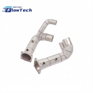 ท่อไอเสียสมรรถนะสูงสำหรับ Porsche 911 991.2 Carrera 3.0T T304 สแตนเลสสตีล พร้อมแผ่นกันความร้อน - Product Image 6