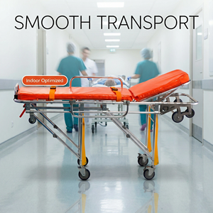 Camilla <span class=keywords><strong>de</strong></span> Emergencia Plegable, Portátil, Ajustable en Altura, Duradera, a <span class=keywords><strong>Precio</strong></span> <span class=keywords><strong>de</strong></span> Fábrica, para Instituciones Médicas - Product Image 1