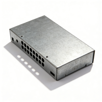 Caja de Acero Galvanizado, Fabricación Personalizada con Placa de Montaje con Cerradura, Gestión Térmica, Servicio Integral