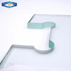 10mm thick clear ultra clear toughened safe shower partition wall glass for sliding doors
