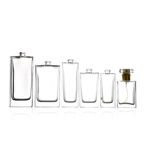 Pulverizador de bomba de repuesto transparente, botellas de vidrio vacías de Perfume de lujo, Estilo Vintage, 15ml, 30ml, 50ml, 100ml