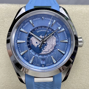 Reloj Mecánico de Buceo de Lujo, de la Mejor Calidad, Resistente al Agua, 43 mm, Movimiento VS Factory 8938, Luminoso, 24 Horas, Azul Verano, 150 m, GMT - Product Image 1