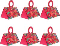 Boîtes à bonbons de mariage européennes, boîtes cadeaux en papier souvenir, emballages de mariage personnalisés, boîtes cadeaux triangulaires en papier imprimées
