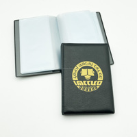 LOGO personnalisé porte-documents en vinyle souple porte-passeport en plastique porte-ordonnance pliant PVC portefeuille de prescription