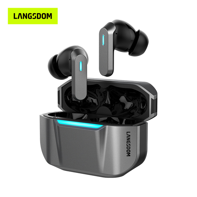 Custom TWS Audifonos Gaming Wireless Earphones 26h Playtime ANC Noise Cancelling Earbuds 6.0 HiFi Ecouteur Bluetooth Headphones