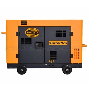 Máy Phát Điện Diesel 9kva 9kw 9000 W 10kva 10kw 10000 W 12kva 12kw 12000 W Siêu Âm Giá Di Động - Product Image 6