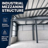 Plancher en acier |   Système de mezzanine non en béton |   Dalle composite facile à installer pour projet d'atelier à ossature métallique