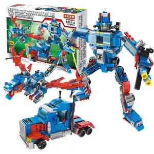 Лидер продаж, конструктор динозавр, игрушечный автомобиль, робот, детские строительные блоки для мальчика