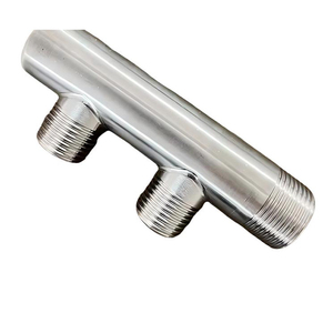 Válvula de Ducha de Acero Inoxidable 304 con Dos Entradas y Dos Salidas, Grifo con Desviador para Accesorios de Baño - Product Image 1