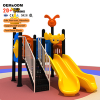 SageDelightRides Équipement de terrain de jeux commercial, toboggan, structure d'escalade, acier galvanisé, LLDPE, école, garderie, OEM