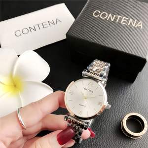 Relojes clásicos para mujer, relojes de moda elegantes y populares, relojes de cuarzo de lujo para dama, personalizados de fábrica, de acero inoxidable, resistentes al agua. - Product Image 4