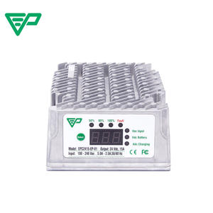 เครื่องชาร์จแบตเตอรี่ 12V <span class=keywords><strong>24V</strong></span> Lifepo4 รถบรรทุกแบบพกพาเครื่องชาร์จเร็ว 15A 30A เครื่องชาร์จแบตเตอรี่กรดตะกั่ว - Product Image 1