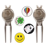 Meilleur prix, différents modèles, marqueurs de balle de golf originaux, accessoire de golf, marqueur de balle de golf personnalisé avec logo, métal