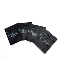 Petit sac à fermeture éclair thermoscellable réutilisable en plastique PET et aluminium, mini pochette, sachet pour compléments alimentaires, vitamines, comprimés, médicaments, emballage