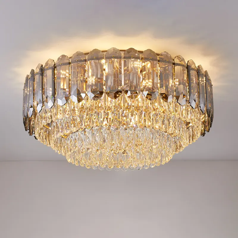 2022 Hot Sale for Living Room Pendant Light Led Luminous Crystal Lamp Decorative Lighting Ceiling Design Light