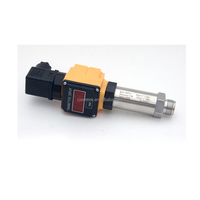 Transmetteur de pression numérique compact en acier inoxydable 4-20 mA, silicium diffusé IP65 pour la mesure de la pression d'air, 4 LED