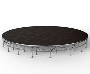 Plateforme de scène portable en aluminium durable, avec toit, structure DJ, podium pour événements en plein air, piste de danse - Product Image 6