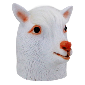 Funny Alpaca <b>Latex</b> Head <b>Mask</b> Animal Costume Accessory for Halloween Parties Carnival Events and Novelty Wholesale - Product Image 6