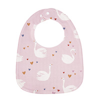 Serviette de salive imprimée pour enfants Bavoir nouveau-né cadeau d'anniversaire bavoirs bébé coton bio