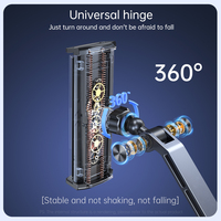 FEIXIANG X62 Support de téléphone et de tablette en alliage d'aluminium réglable Rotation à 360 ° avec base de serrage directement de l'usine