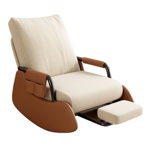 Rocking <b>Recliner</b> <b>Chair</b> Adult Foam Filling Tilting Lounge <b>Chair</b> For Balcony Living Room - Product Image 5