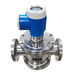 機械式表示流量計ステンレス鋼ボディギア流量計食品オイル楕円形ギア流量計 - Product Image 1