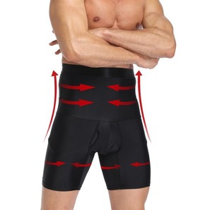 Braguitas Moldeadoras Personalizadas SK10 #   Pantalones Moldeadores de Cintura Alta <span class=keywords><strong>para</strong></span> Hombre, de Silicona Antideslizante, <span class=keywords><strong>para</strong></span> Aplanar el Abdomen, en Oferta - Product Image 4