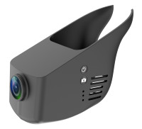 Caméra de tableau de bord de voiture OEM 4K Ultra HD à double objectif avec Wi-Fi, vision nocturne et moniteur de stationnement grand angle