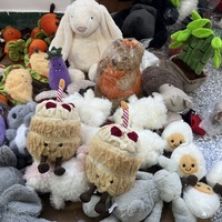Poupées en peluche d'animaux super doux de la série JC-Ours en peluche remplis de coton PP et processus lavé et jouets en peluche Capibara en gros