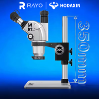 SUNSHINE M8T Ultra Trinocular Stereo Microscope 6-72X Adjustable Zoom Professional Optical Microscope for Phone Repair