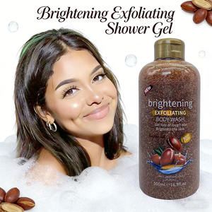 Gel de Ducha Exfoliante e Iluminador con Aceite de Argán, Revitalizador de Piel Antienvejecimiento, Hidratante, 500 ml, Venta al por Mayor - Product Image 3