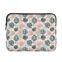 Sacs de transport matelassés imperméables pour ordinateur portable avec fermeture éclair, style hawaïen, prix de gros, logo personnalisé