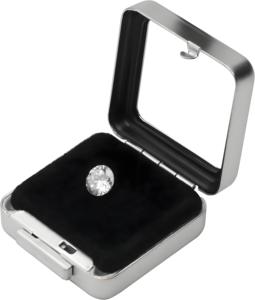 Glass Top Loose đá quý hộp hiển thị trường hợp chủ hiển thị container kim loại - Product Image 4