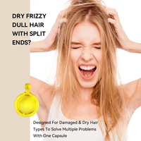 Traitement réparateur nourrissant Anti-frisottis Pointes sèches et abîmées Lisse Brillance Hydratant Adoucissant Sérum capillaire biologique sans cruauté vegan