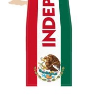 Nappe du Jour de l'Indépendance mexicaine 33x183cm, toile personnalisée pour fête à thème ou dîner