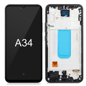 Pantalla SAM A34/A346 en pulgadas OLED Reemplazo de pantalla táctil OLED original 1080x2400 píxeles Garantía de 1 año Marco de paquete de servicio - Product Image 1