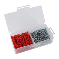 Kit d'ancrage conique personnalisé, jeu d'ancrage à vis en plastique, ancrage d'expansion pour cloisons sèches en Nylon, bouchon mural