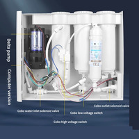 Système de filtration d'eau RO 100GPD sans réservoir, petit format, faible bruit, débit élevé, purificateur multi-étages pour la cuisine, usage domestique