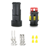 Connecteur AMP multi-contacts 1P-6P, coque en nylon étanche, borne en cuivre haute conductivité, application de câblage pour équipement industriel