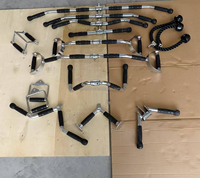 Ensemble d'accessoires universels pour machine à câble de gym Dinuo avec corde triceps, barre en V et sangles de cheville