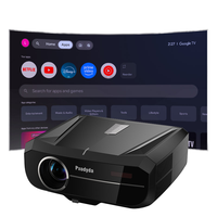 Proyector Inteligente con Google TV, Internet Integrado, LCD Portátil, Cubierta de Lente Eléctrica, 19000 Lúmenes, Compatible con 4K, Enfoque Automático TOF, Altavoces de 40W