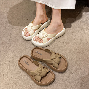 Sandalias Antideslizantes de Verano para <span class=keywords><strong>Mujer</strong></span> 2025, Nuevas Sandalias de Playa Casuales con <span class=keywords><strong>Suela</strong></span> Gruesa, Chanclas Modernas para <span class=keywords><strong>Mujer</strong></span>, Pantuflas Cómodas para el Hogar - Product Image 4