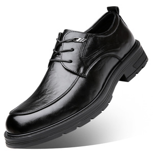 2026 Hot Men Genuine Cow Leather <strong>Shoes</strong> OEM ODM Custom Logo Comfortable Non-Slip Business Office <strong>Wedding</strong> Formal Leather <strong>Shoes</strong> - Product Image 1