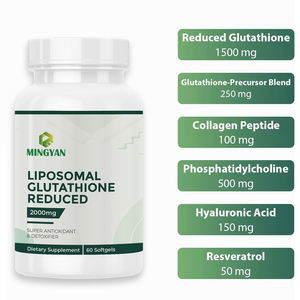 Mijn Fabriek Private Label Liposomal Glu-Tathion Capsules Met Hele Voedingsmiddelen 500Mg Antioxidant Voor Immuun-, Lever-En Huidondersteuning - Product Image 1