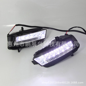 Feux antibrouillard LED pour Volkswagen Golf 7, 6000K, 12V, pour modèles 2013-2017, éclairage avant du pare-chocs, mise à niveau retrofit - Product Image 2