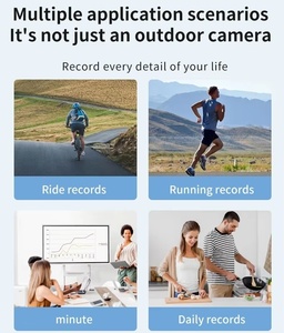 4K WLAN Sportkamera Tragbare Mini-Handkamera K1 EIS Outdoor-Fahrradkamera DV Leichte Taschenkamera 270 °   Drehen - Product Image 4
