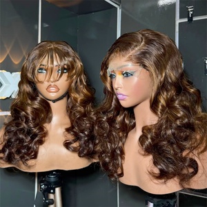 Perruque Cheveux Humains Bouclés Pixie Birmanes Haute Densité HelloHair, Sans Colle, Dentelle HD, Cheveux Bruts, Perruques à Fermeture en Dentelle 5x5 pour Femmes - Product Image 3