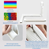 Couverture décorative en PVC blanc résistant aux UV pour unité extérieure de climatiseur split, kit de protection contre les intempéries pour ligne de tuyauterie